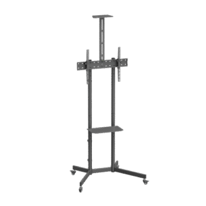 t1042t economy steel tv cart with camera shelf