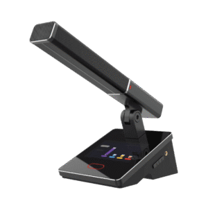 touch display shot gun microphone